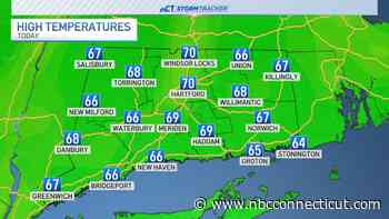 Sunny and milder for Thursday with highs near 70 degrees