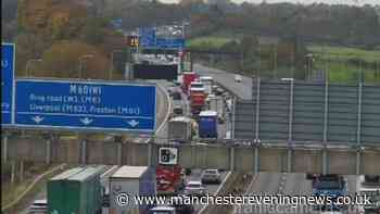 M62 traffic RECAP with major delays after crash and emergency services on scene