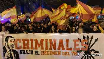 Über 1.000 Demonstranten vor Ministerium in Madrid: Polizei löst Proteste nach Zug-Tragödie auf