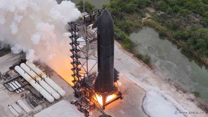 SpaceX fires up Starship upper stage ahead of landmark Flight 15 test launch (video)