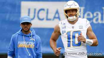 Chargers refuse to fire Justin Herbert's coach despite winless start to the season and fans heckling his fiancee Madison Beer
