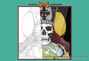 GHOST: Official Coloring Book Available Now From ROCK N' ROLL COLOURING