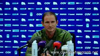Frank Lampard on question he doesn't like amid key message for Coventry City players