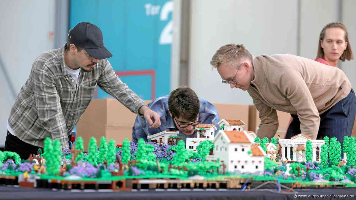 Millionen von Steinen: Hunderte Fans bauen für die große Lego-Messe in Augsburg ihre Modelle auf