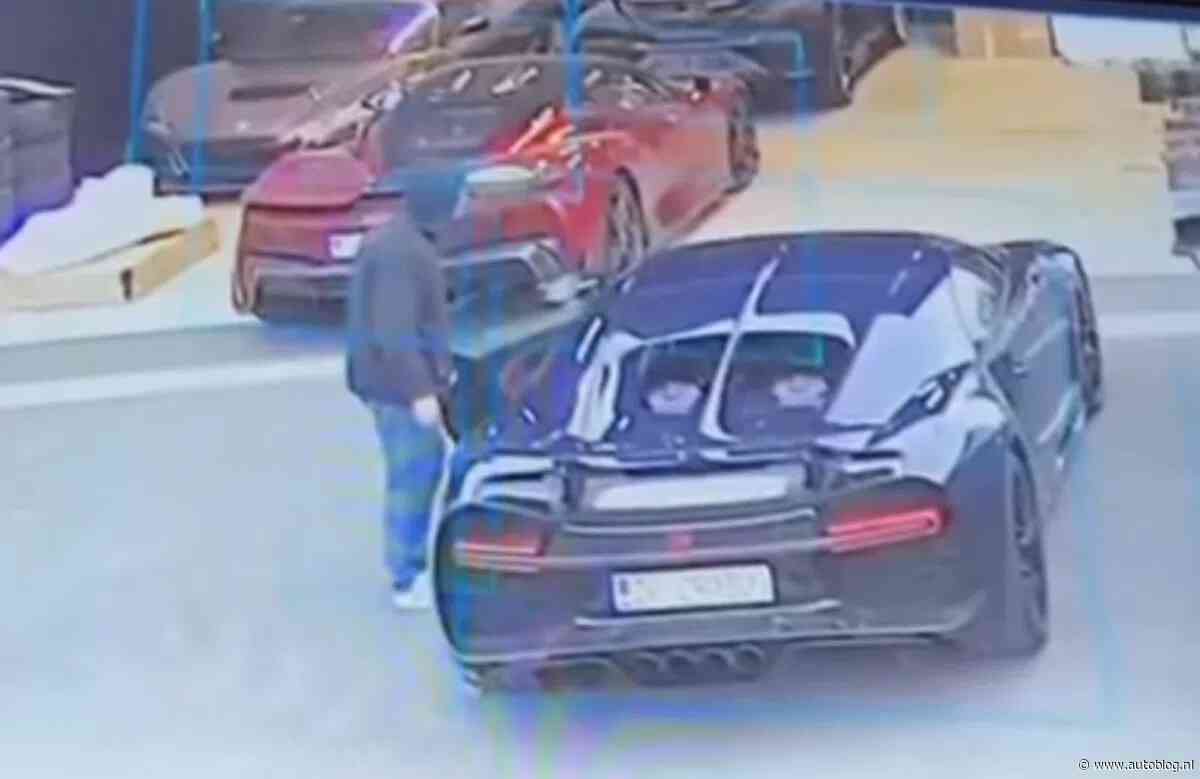 Bugatti-baas laat sleutels in zijn Chiron liggen en krijgt spijt