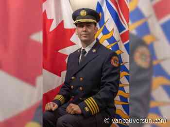 Vancouver names longtime deputy fire chief Robert Weeks to top job