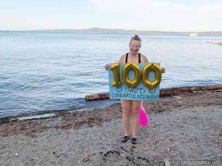‘Mermaid of Chemainus’ celebrates more than 100 ocean swims this year