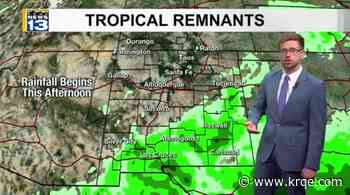 Rain chances increase starting Thursday for parts of New Mexico