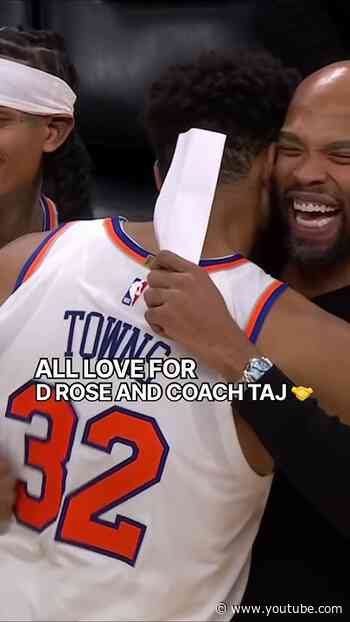 familiar faces in Chicago #nyknicks #nba #derrickrose #jalenbrunson