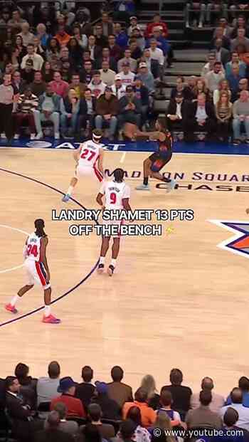 spark plug energy from lan #nyknicks #nba #landryshamet