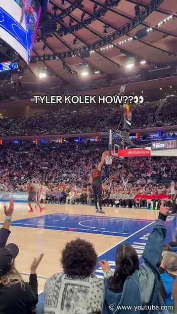 you’re a wizard tyler 🪄 #nyknicks #nba #tylerkolek