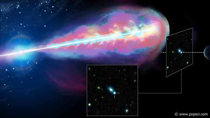 Gamma-ray burst is one of the brightest in decades