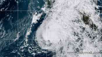 Hurricane-fueled storms threaten parts of US as torrential downpours sweep in overnight