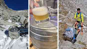 Gletscher gibt 48 Jahre altes Bierfass in Südtirol frei – Finder zapfen es an und sind völlig überrascht