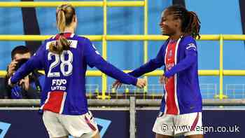 Man City vs. PSG LIVE: Women's Champions League updates as Shaw penalty puts hosts ahead