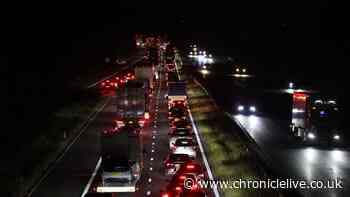 A1(M) blocked RECAP: Patient taken to hospital after County Durham incident