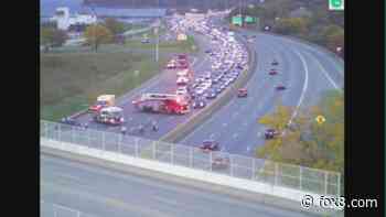 Traffic alert: Some I-90 West lanes blocked after crash in Cleveland