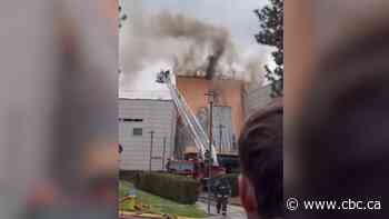 Fire breaks out at UBC Okanagan campus in Kelowna
