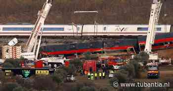 Spaanse ramptrein reed met hoge snelheid, dodental gecorrigeerd