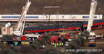 Spaanse ramptrein reed met hoge snelheid, dodental gecorrigeerd