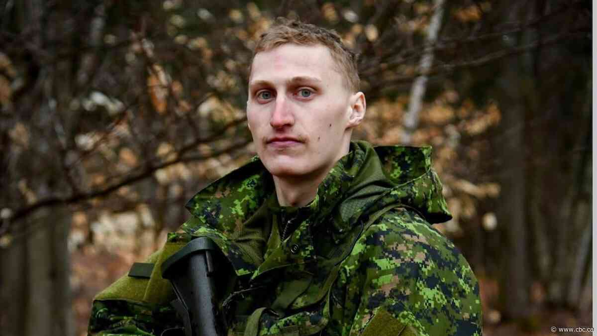 Police, military escort body of fallen Wainwright soldier through Calgary