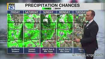 Tropical remnants moving into parts of New Mexico tonight