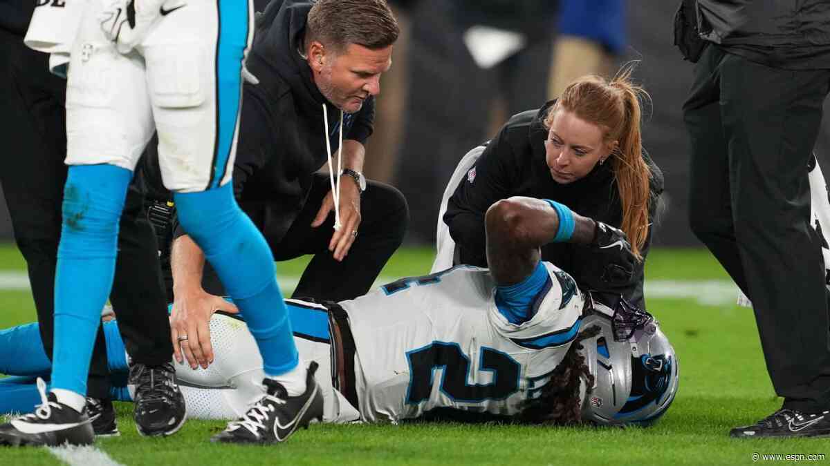 Panthers' ailing secondary loses rookie CB Lee to injury; return doubtful