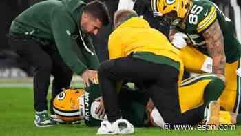 Packers WR Watson taken to hospital with chest injury after 53-yard catch