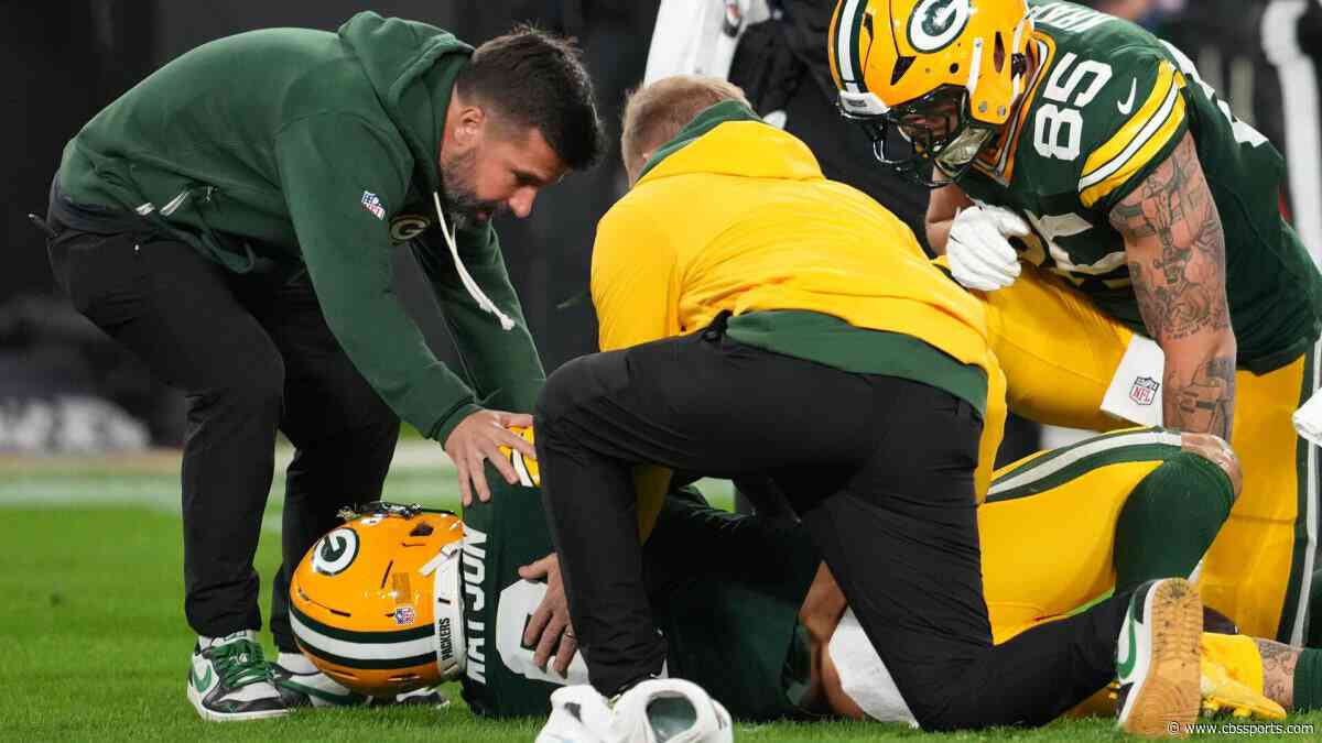 Packers' Christian Watson injures chest, clears tests at hospital after posting 100-yard first half