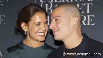 Katie Holmes' face says it all as actress, 47, clings to boytoy Jason Bard Yarmosky, 39, on red carpet at American Ballet Theatre's Fall Gala