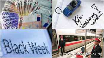 Kredite, Bahn, Kfz-Versicherung, Black Week: Das ändert sich zum 1. November für Verbraucher