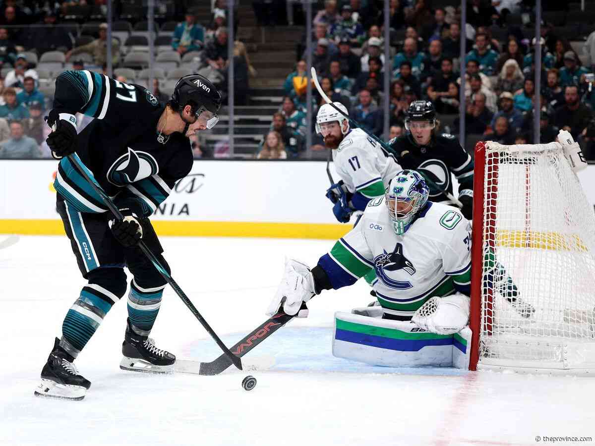 Sharks 3, Canucks 2: Frustrating finish foils quest for two-game win streak