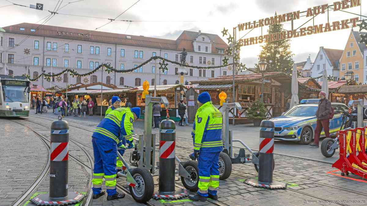 Nach dem Wirbel um die Poller: So schützt Augsburg in diesem Jahr den Christkindlesmarkt vor Terror