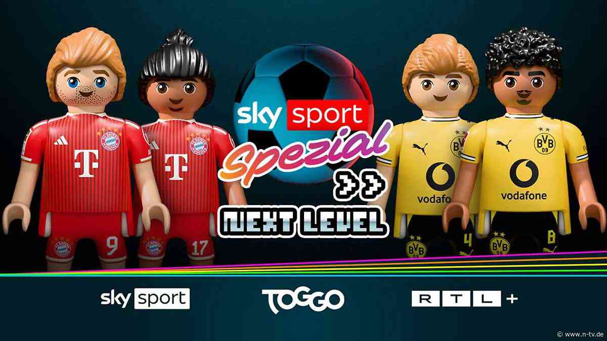 Weltneuheit bei RTL und Sky: Bundesliga-Klassiker Bayern vs. Dortmund im Playmobil-Look