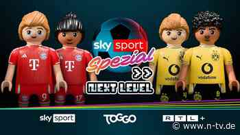 Weltneuheit bei RTL und Sky: Bundesliga-Klassiker Bayern vs. Dortmund im Playmobil-Look
