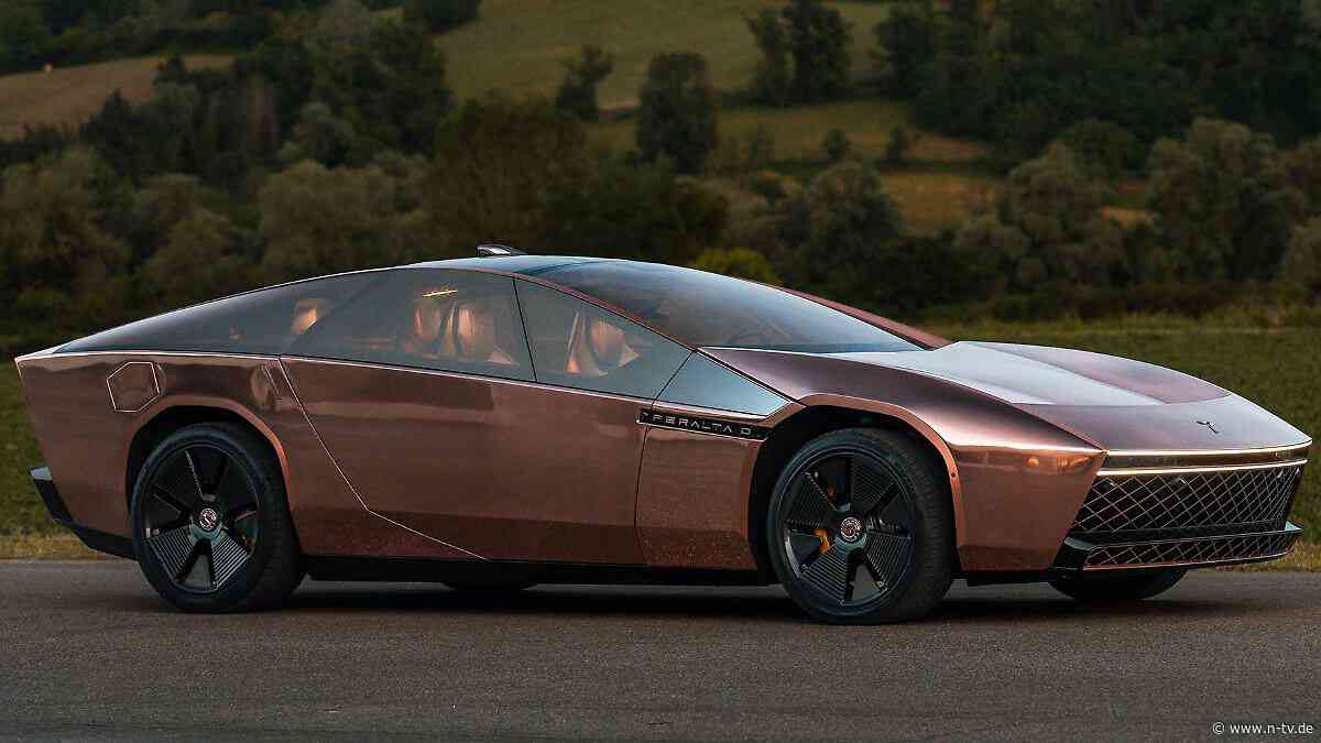 Besondere Hülle, bekannte Technik: Giugiaro Peralta D - ein handgehämmerter Kupfer-Keil