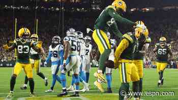 Packers' Jacobs says TD celebration was ode to gospel song, not mocking arrest