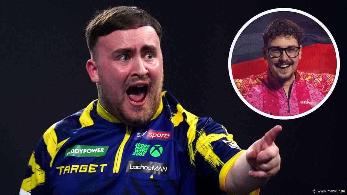 Deutscher Erzieher spielt gegen Darts-Gigant Littler um Mega-Preisgeld – und macht vorab kuriose Ankündigung