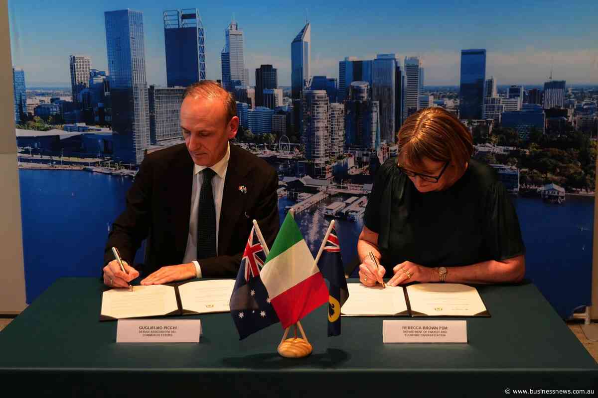 WA, Italy sign critical minerals, energy memorandum
