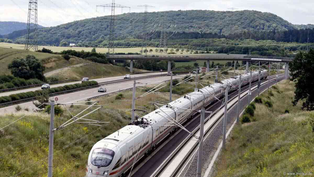 Wochenlange Sperrung: Wichtige ICE-Strecke in Bayern ab heute dicht