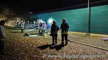 Brand in der Schießanlage des Schützenvereins in Bittenbrunn