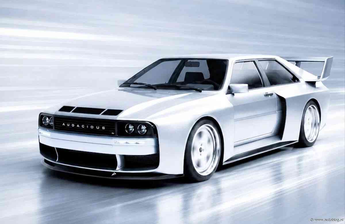 Deze moderne Audi Quattro is een RS4 met 750 pk en 10.000 tpm!