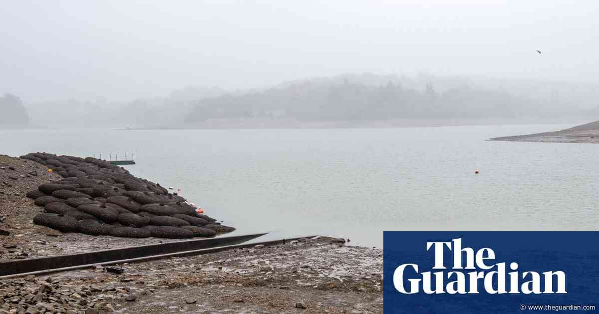 ‘You can see the water going down’: residents on edge as one of England’s worst-hit reservoirs dries up