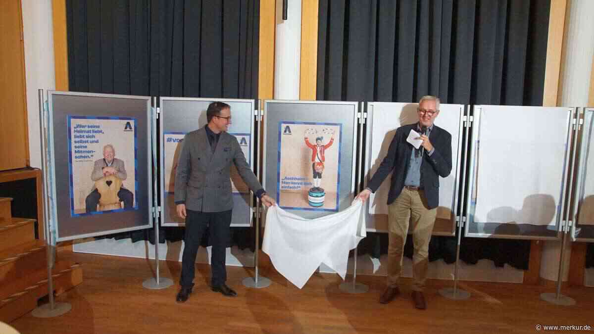 Imagekampagne in eigener Gemeinde: Bürger posieren für Plakate