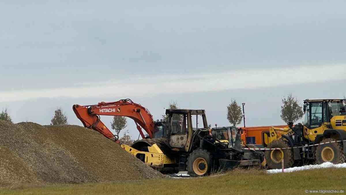Feuer auf Rheinmetall-Baustelle in Hessen - Brandstiftung vermutet