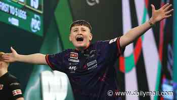 The 15-year-old 'next Luke Littler' playing against the real thing on Netflix... for £501,000! Teenager puts darts down as work experience - and says 'It's mental... I can be one of the world's most famous players tonight'