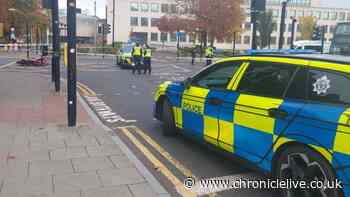 Newcastle crash LIVE: Huge 999 response with St Mary's Place cordoned off by police