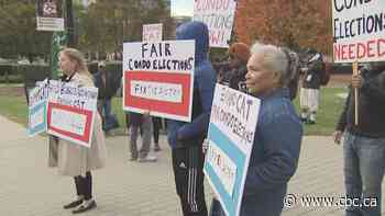 'We've had enough': Condo owners rally at Queen's Park to call for change in how condo boards operate