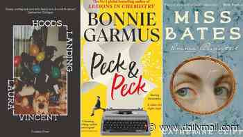 Bonnie Garmus' latest in this month's popular fiction: PECK & PECK by Bonnie Garmus, HOODS LANDING by Laura Vincent, Miss Bates is available now MISS BATES by Catherine Cliff