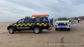 Man taken to hospital after incident at Porthcawl beach